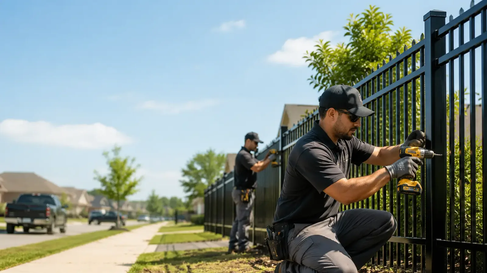 Metal Fence Installation in Gary, TX